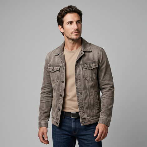 Herren Vintage Mehrtaschen Arbeitsjacke