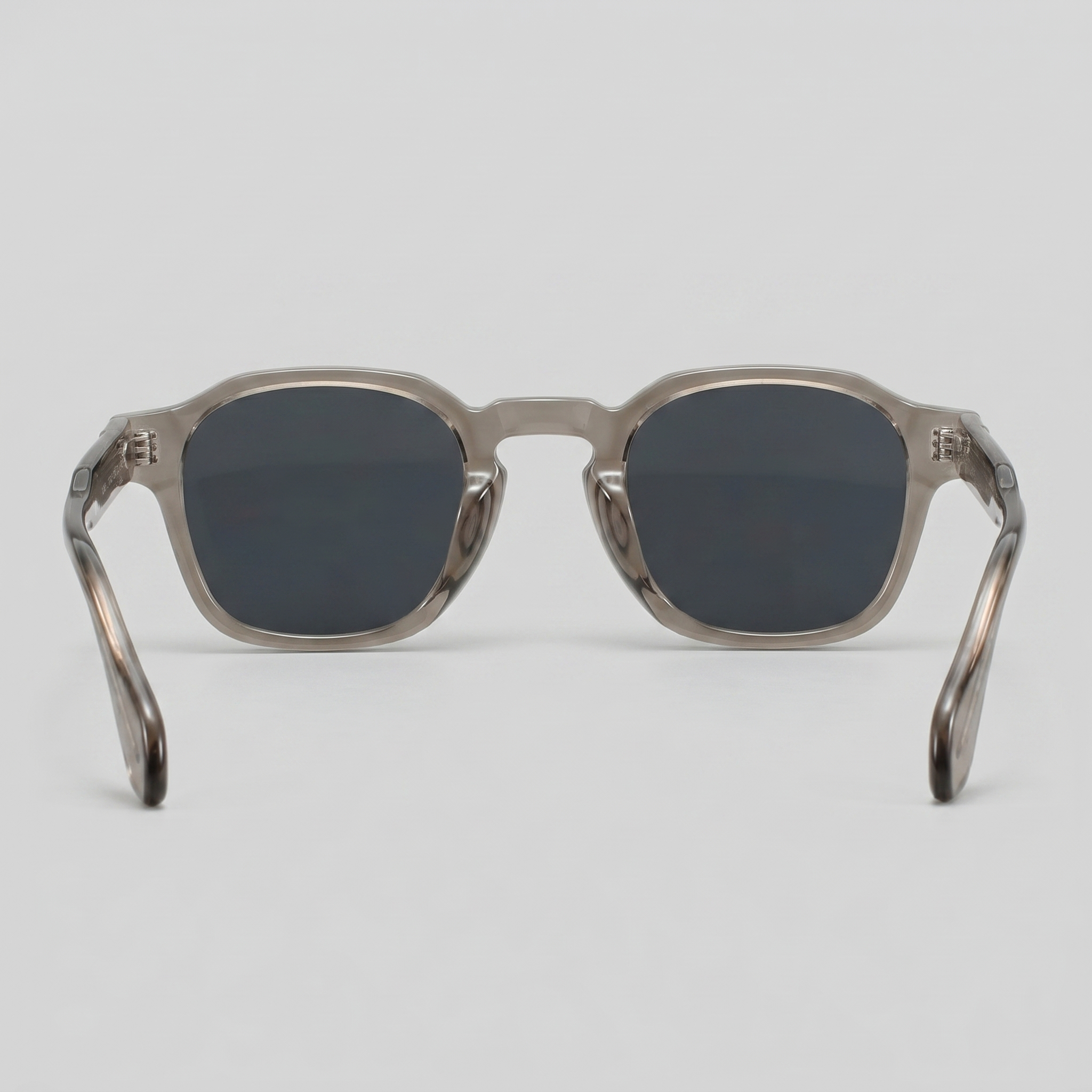 Herren Vintage Quadratische Sonnenbrillen Mit Dunklen Gläsern