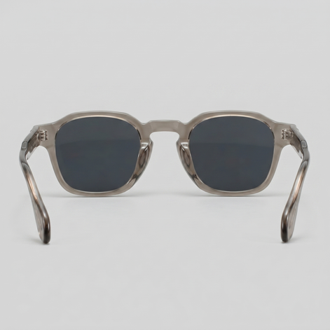 Herren Vintage Quadratische Sonnenbrillen Mit Dunklen Gläsern