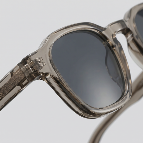 Herren Vintage Quadratische Sonnenbrillen Mit Dunklen Gläsern