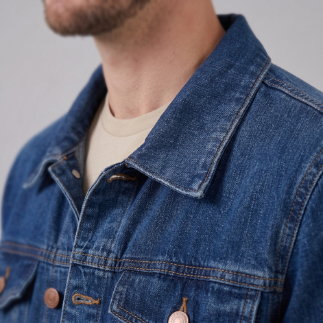 Herren Vintage Jeansjacke