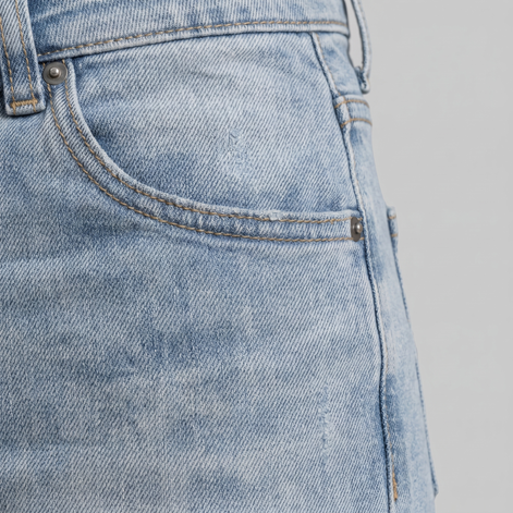 Herren Vintage Wasch Kurze Jeans