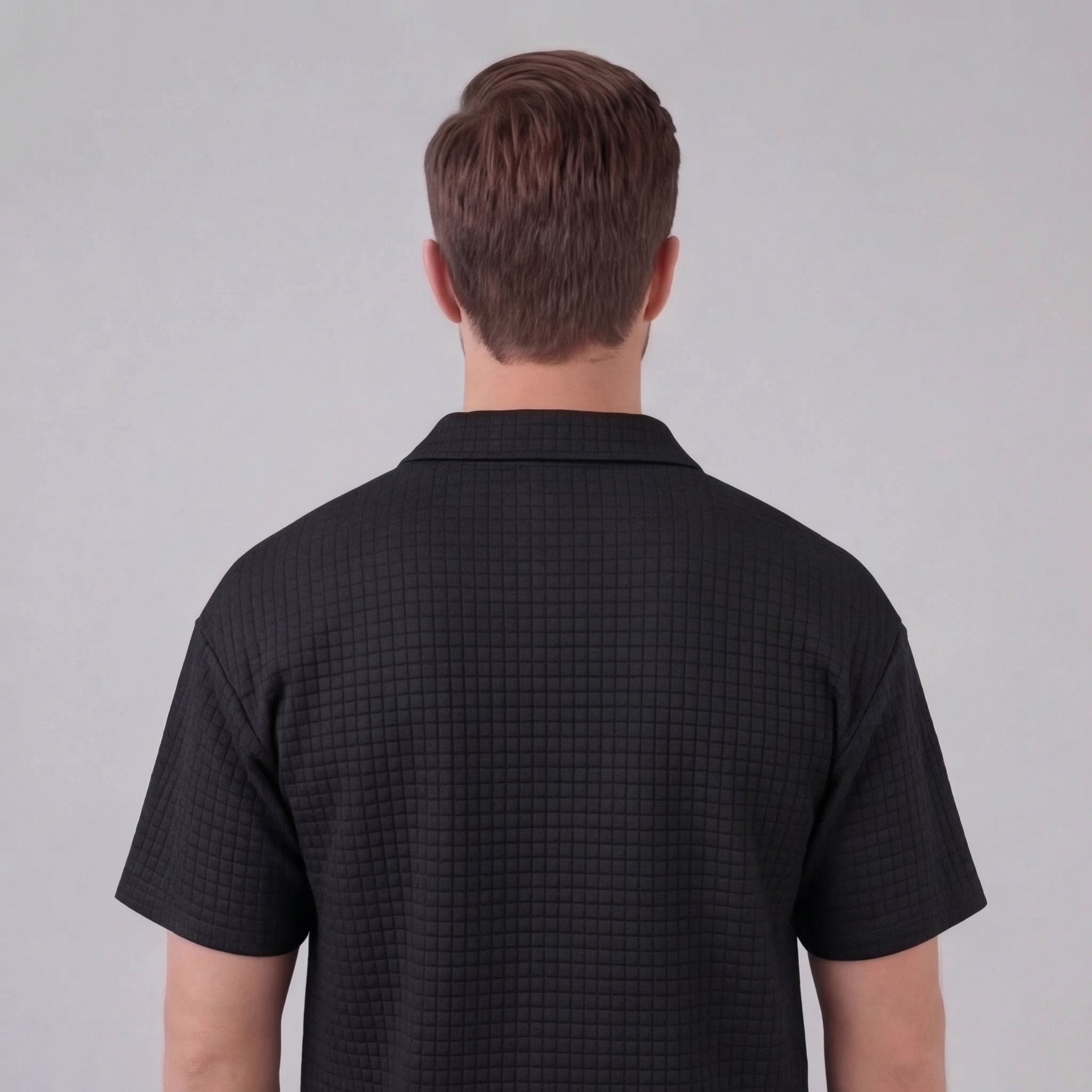 Herren Waffelstrick Kurzes Outfit Sommer Set
