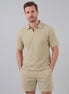 Herren Waffelstrick Kurzes Outfit Sommer Set