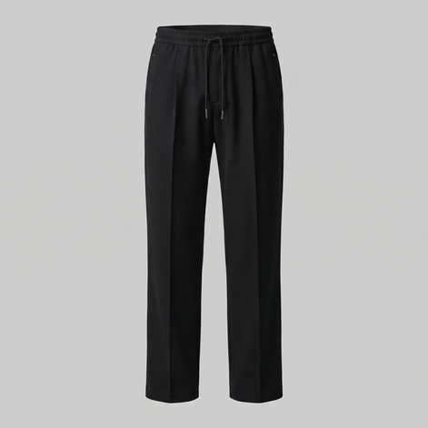 Herrenhose Mit Weitem Bein Und Kordelzug