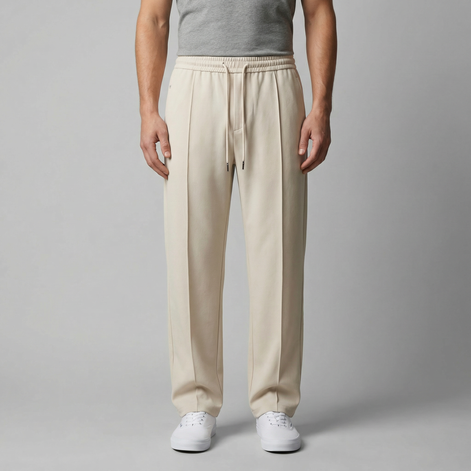 Herrenhose Mit Weitem Bein Und Kordelzug