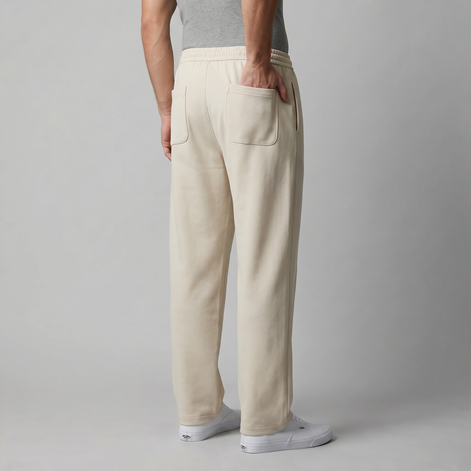 Herrenhose Mit Weitem Bein Und Kordelzug