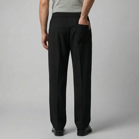 Herrenhose Mit Weitem Bein Und Kordelzug