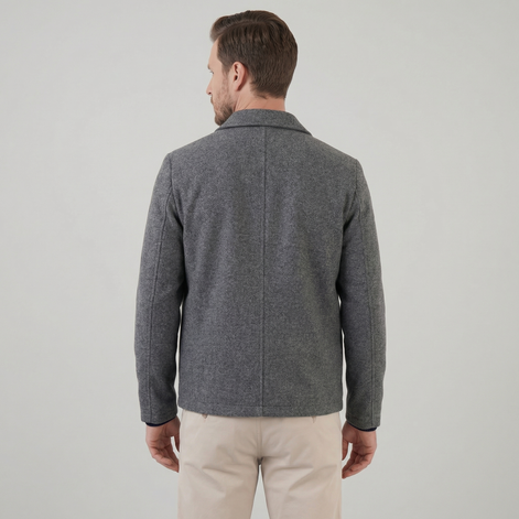 Herren Wollmischungsjacke