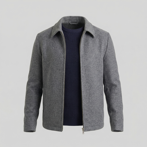 Herren Wollmischungsjacke