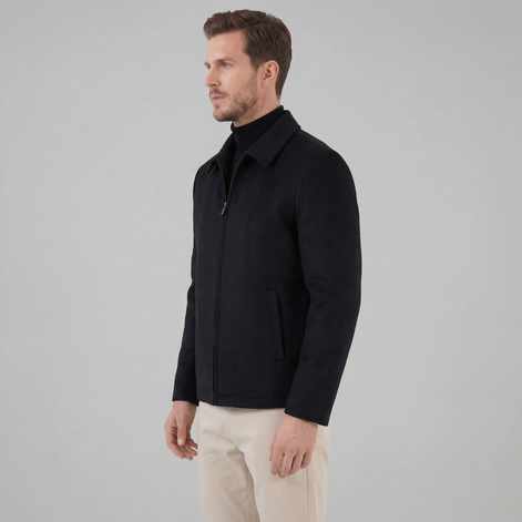 Herren Wollmischungsjacke