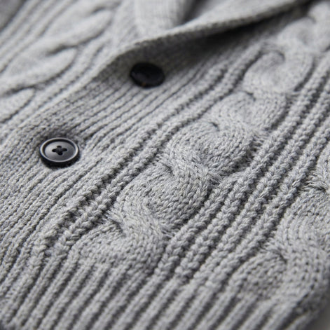 Herren Wollstrickcardigan