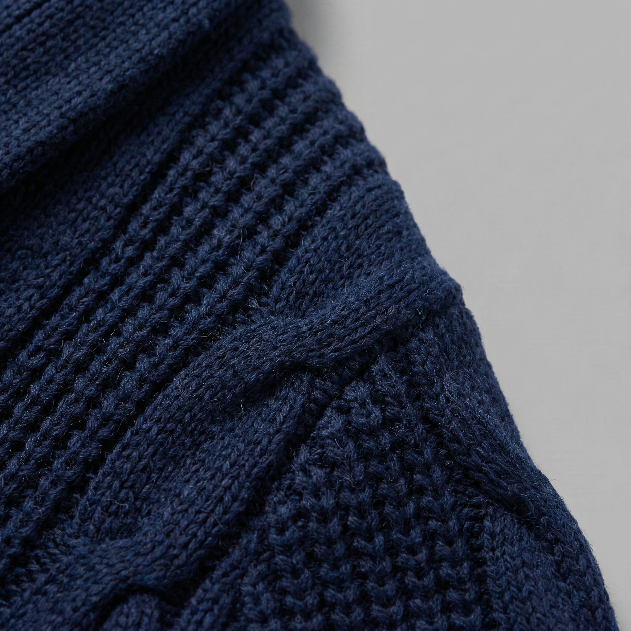 Herren Wollstrickcardigan