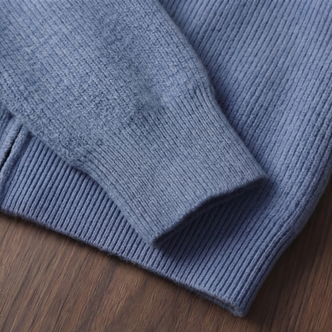 Herren Woll Hoodie Mit Reißverschluss