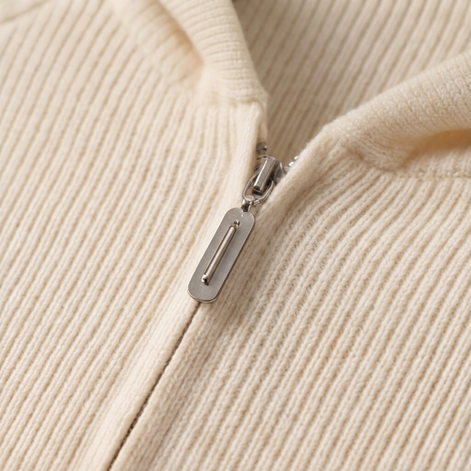 Herren Woll Hoodie Mit Reißverschluss