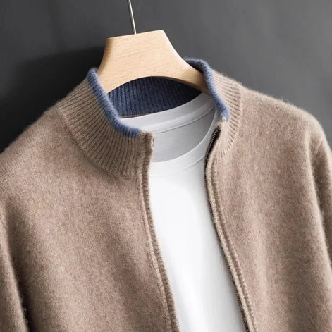 Herren Zip-Pullover für stilvollen Komfort