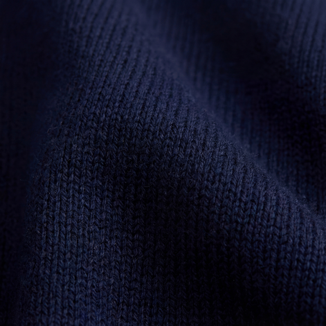Navyblauer Rundhals Strickpullover