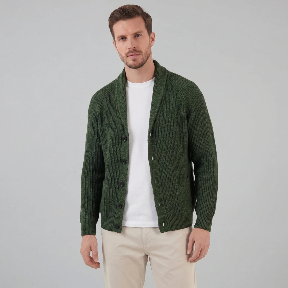 Strickjacke Herren Klassisch Bequem für Jeden Anlass
