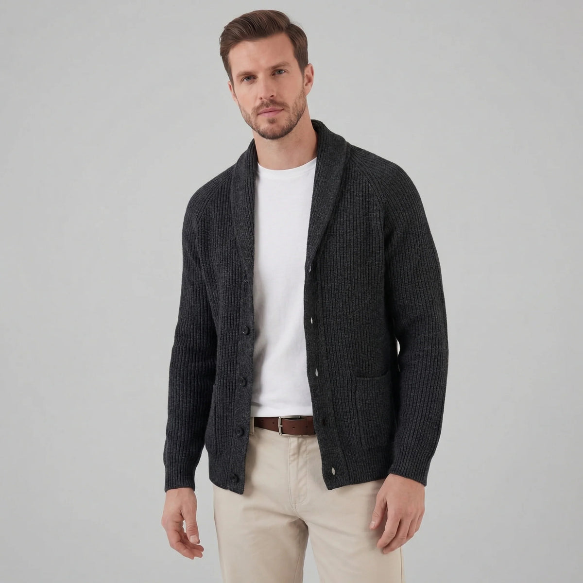 Strickjacke Herren Klassisch Bequem für Jeden Anlass