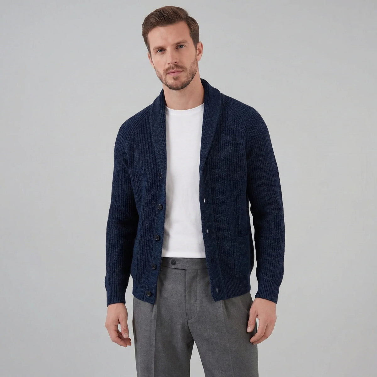 Strickjacke Herren Klassisch Bequem für Jeden Anlass
