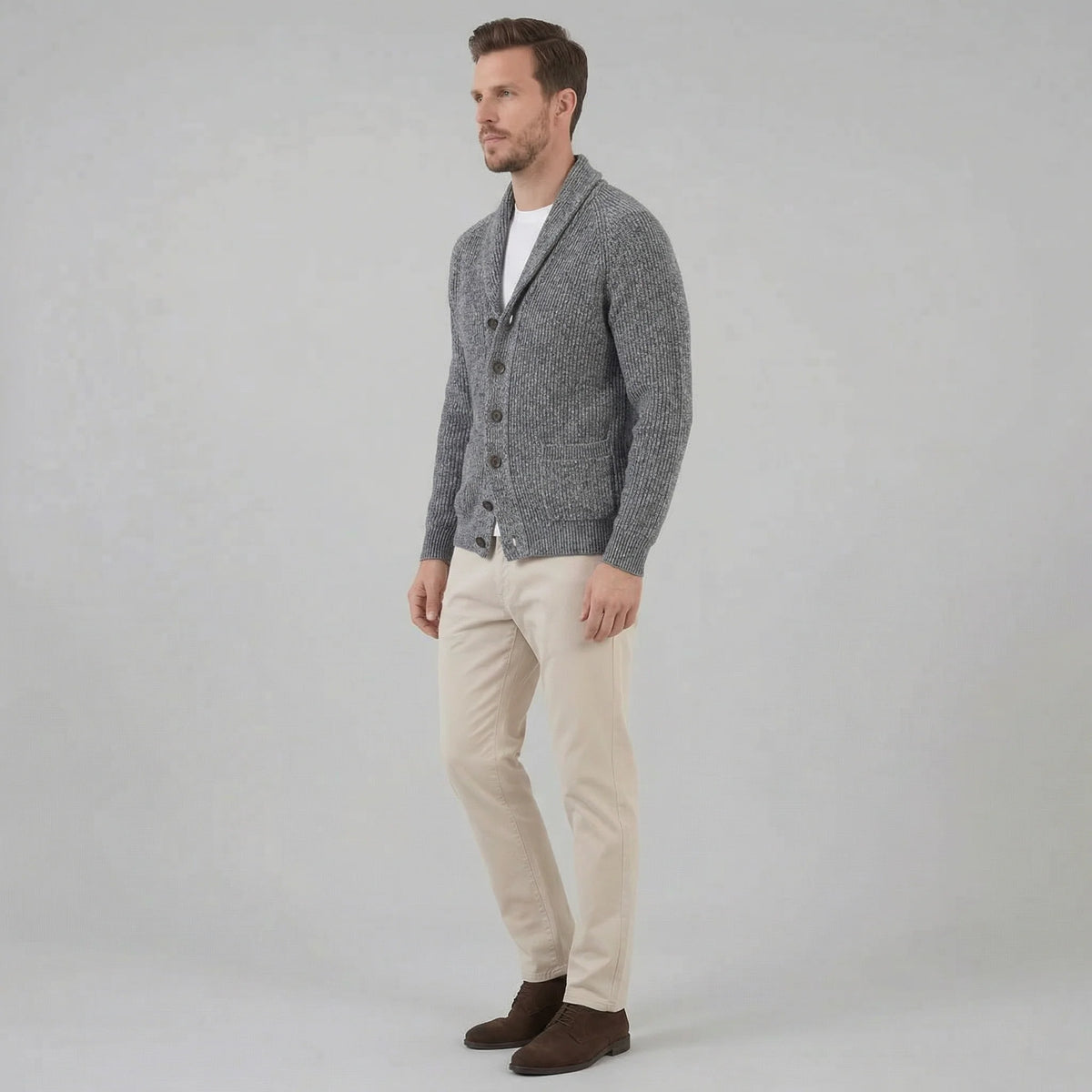 Strickjacke Herren Klassisch Bequem für Jeden Anlass