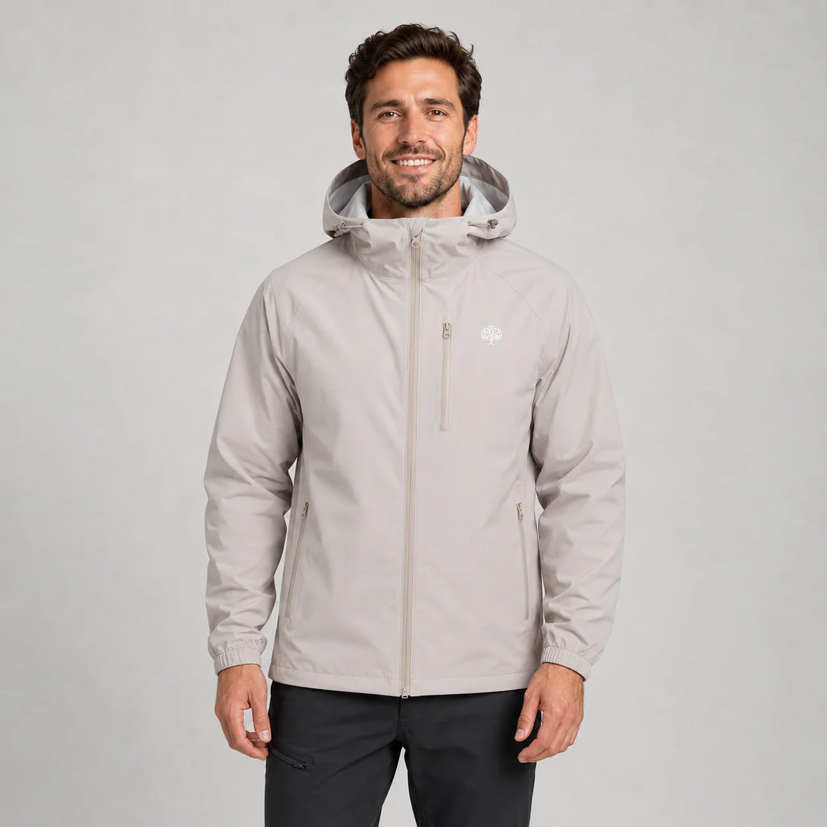 Unisex Leichte Regenjacke mit Kapuze