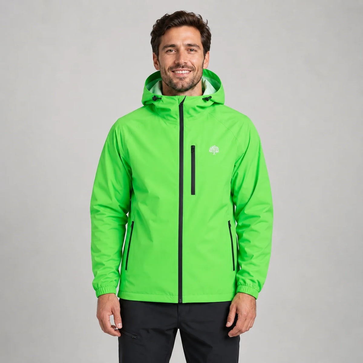 Unisex Leichte Regenjacke mit Kapuze