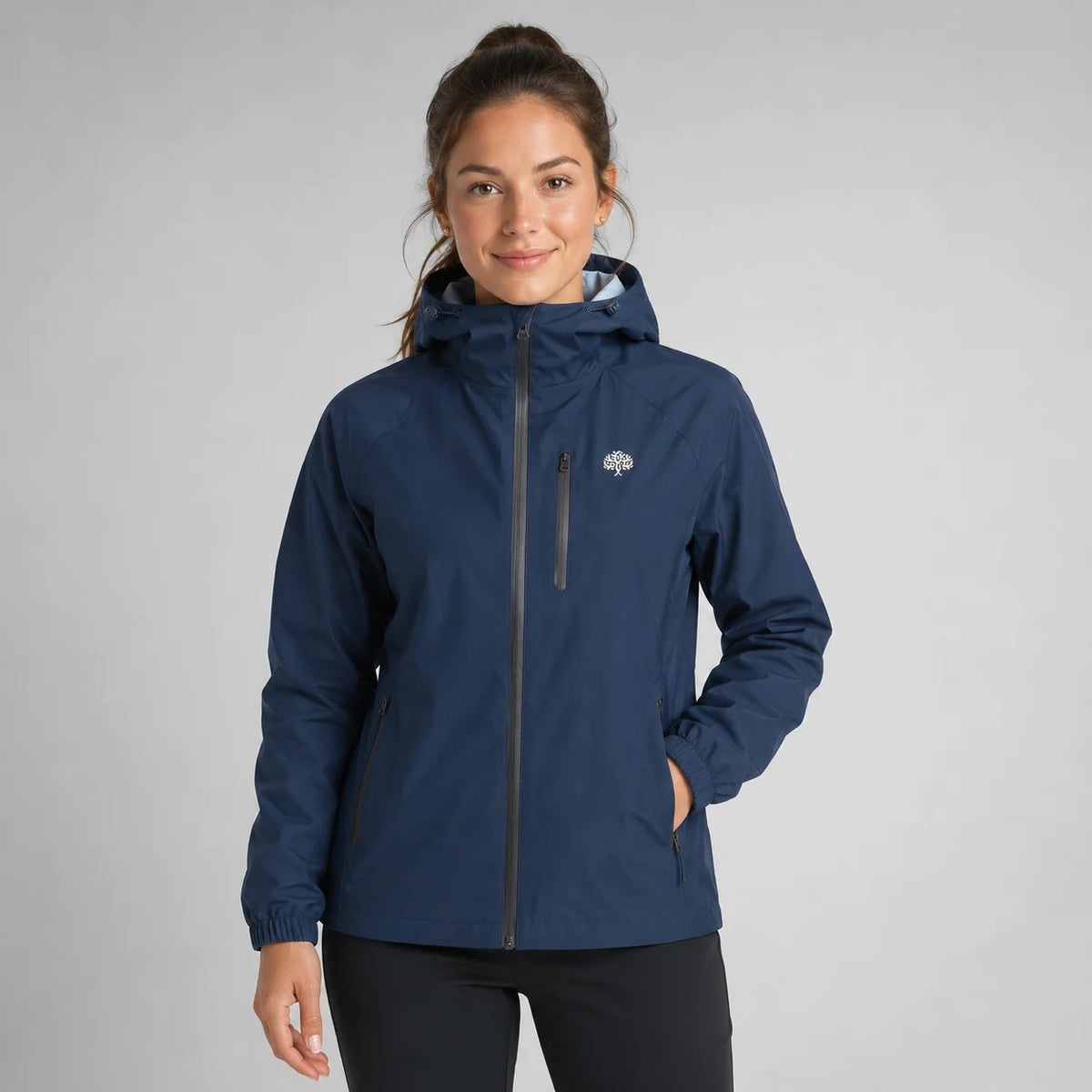 Unisex Leichte Regenjacke mit Kapuze