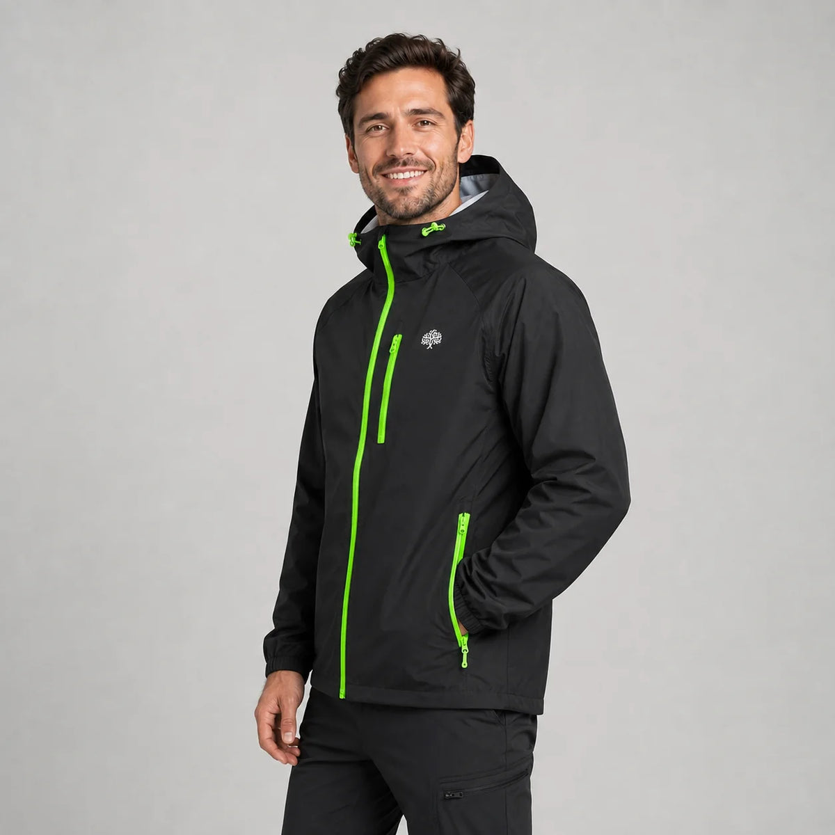 Unisex Leichte Regenjacke mit Kapuze