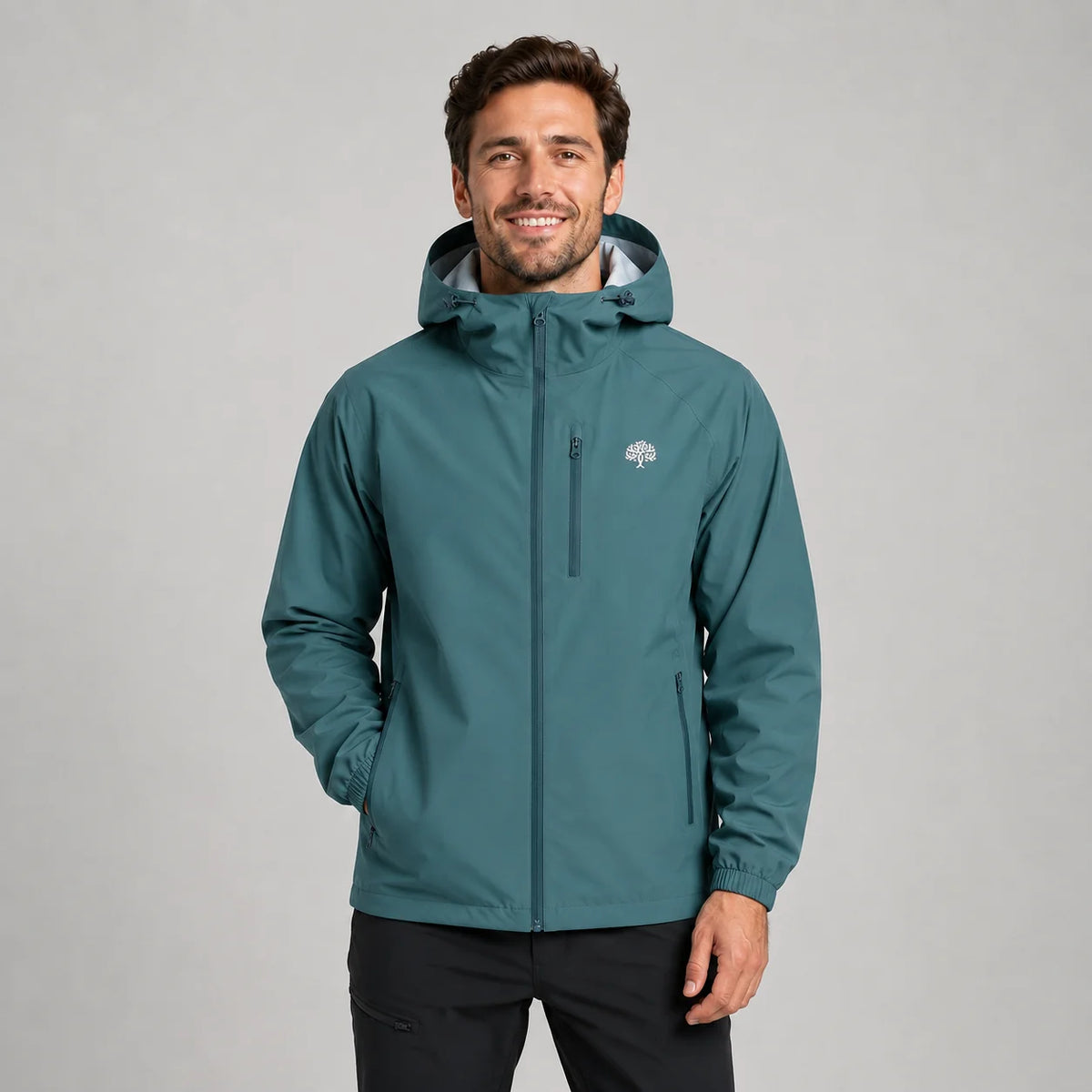 Unisex Leichte Regenjacke mit Kapuze