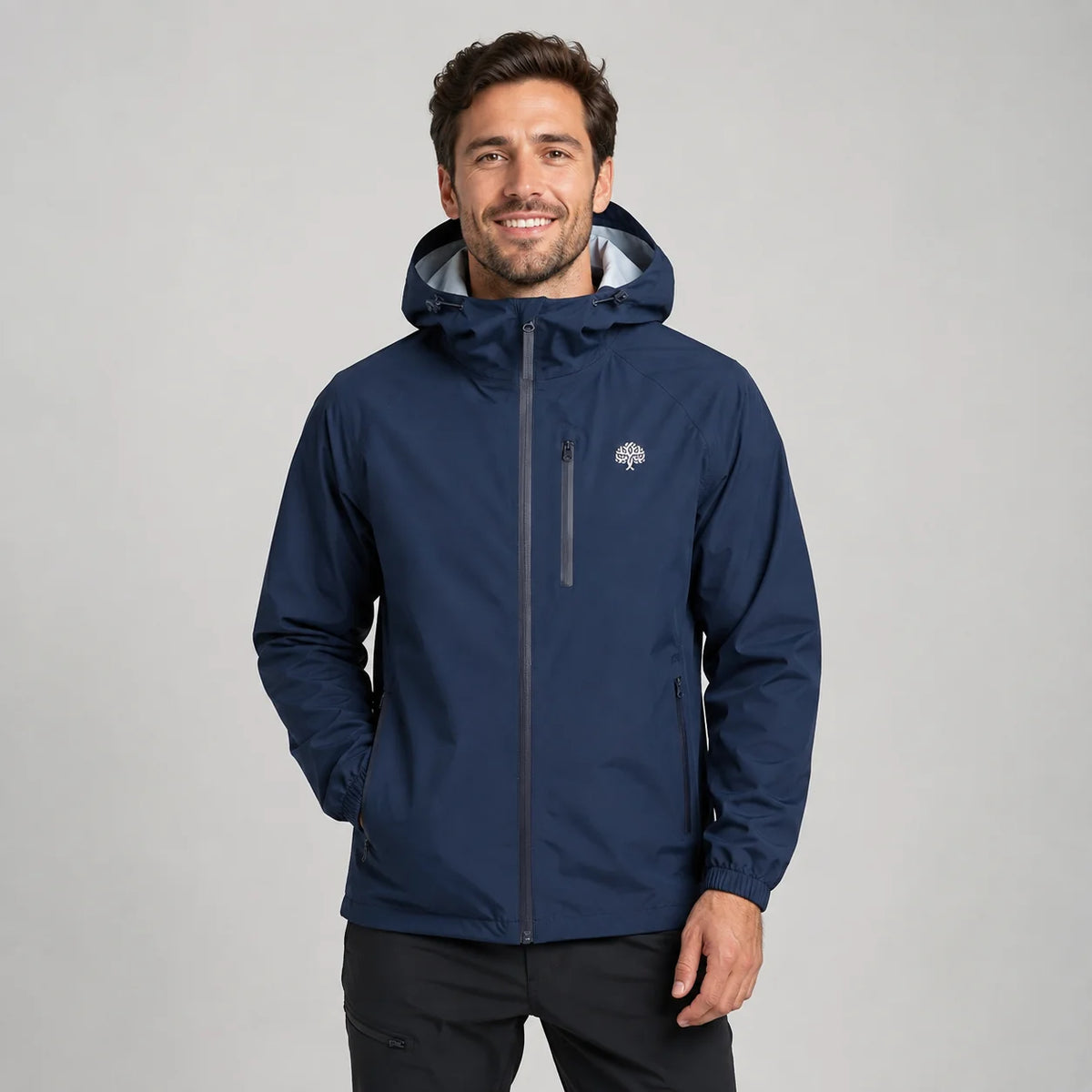 Unisex Leichte Regenjacke mit Kapuze