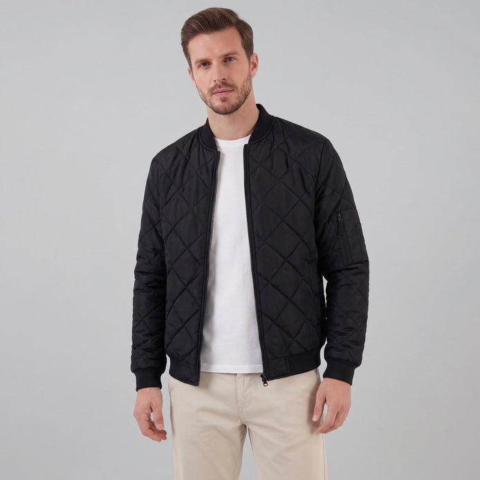 Wattierte Frühlingsjacke für Herren
